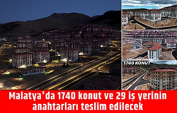 Malatya'da 9 Temmuz'da anahtarlar teslim edilecek