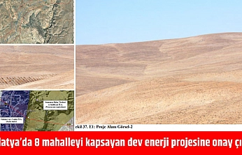 Malatya'da 8 mahalleyi kapsayan dev enerji projesine onay çıktı