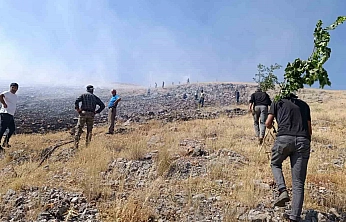 Son dakika | Malatya'da anız yangını: Alevler dağlık alana yayıldı!