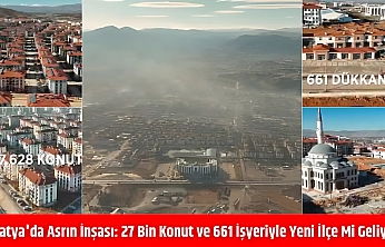 Malatya'da Asrın İnşası: 27 Bin Konut ve 661 İşyeriyle Yeni İlçe Mi Geliyor?