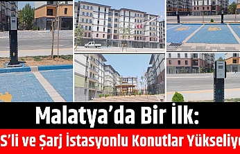 Malatya'da Bir İlk: GES'li ve Şarj İstasyonlu Konutlar Yükseliyor