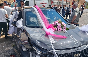 Düğün günü acıya dönüştü: Malatya'da zincirleme kazada 9 yaralı