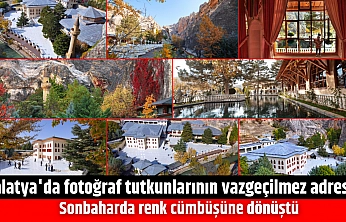 Malatya'da fotoğraf tutkunlarının vazgeçilmez adresi: Sonbaharda renk cümbüşüne dönüştü