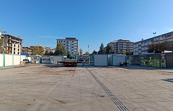 Malatya'da konteyner çarşılar tek tek kaldırılıyor! Sıra Akpınar Kışla Esnaf Çarşısında!