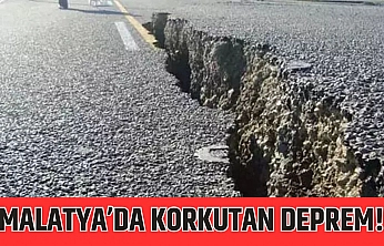 Malatya'da korkutan deprem!