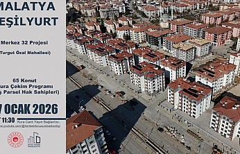 Malatya'da kura heyecanı devam ediyor: Rezerv alanlardaki 65 konutun hak sahibi belli oluyor