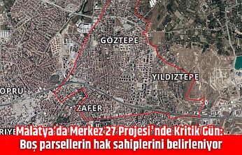 Malatya'da Merkez 27 Projesi'nde Kritik Gün: Boş parsellerin hak sahiplerini belirleniyor | Canlı İzle
