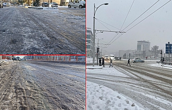 Malatya'da termometreler eksi 17 dereceyi gösterdi! Yollar buz pistine döndü