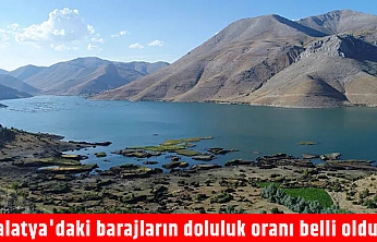 Malatya'daki barajların doluluk oranı belli oldu!