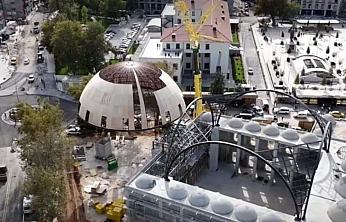 Malatya'nın simgesi yeniden ayağa kaldırılıyor: Ana kubbe yerine yerleştirildi