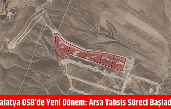 Malatya OSB'de yeni dönem: Arsa tahsis süreci başladı!