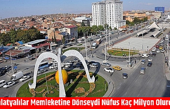 Malatyalılar memleketine dönseydi nüfus kaç milyon olurdu?