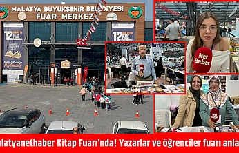 Malatyanethaber Kitap Fuarı'nda! Yazarlar ve öğrenciler fuarı anlattı