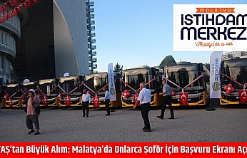 MOTAŞ'tan Büyük Alım: Malatya'da Onlarca Şoför İçin Başvuru Ekranı Açıldı