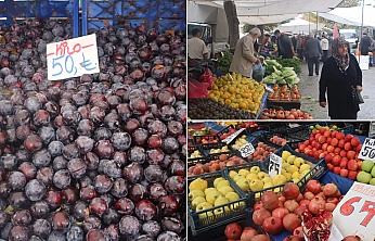 Pazar tezgahında iyisi 75, kötüsü 25 lira!