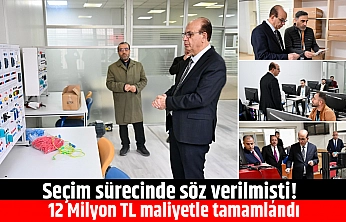 Seçim sürecinde söz verilmişti! 12 Milyon TL maliyetle tamamlandı