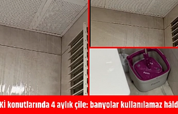 TOKİ konutlarında 4 aylık çile: banyolar kullanılamaz hâlde!
