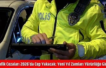Trafik cezaları 2026'da cep yakacak: Yeni yıl zamları yürürlüğe girdi