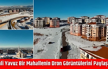 Vali Yavuz Bir Mahallenin Dron Görüntülerini Paylaştı!