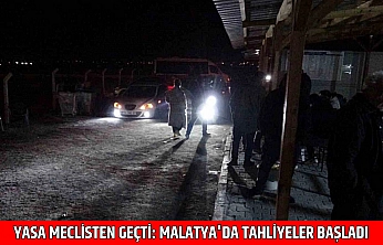 Yasa Meclisten Geçti: Malatya'da Tahliyeler Başladı