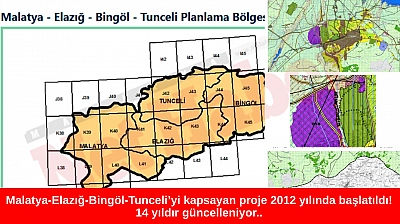 14 yıldır güncelleniyor… Malatya'yı, Elazığ'ı, Bingöl'ü ve Tunceli'yi kapsayan proje askıya çıktı!