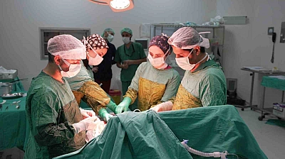 Malatya'da büyük başarı: Vücudundan 2 kiloluk tümör çıkarıldı