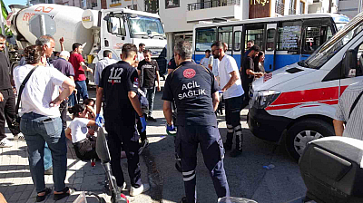 Malatya'da freni boşalan minibüs dehşet saçtı: 2'si çocuk 7 yaralı