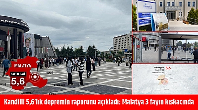 Kandilli 5,6'lık depremin raporunu açıkladı: Malatya 3 fayın kıskacında