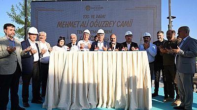 Caminin temelini Büyükşehir Belediyesi attı: 250 kişi aynı anda namaz kılabilecek!