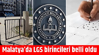 Malatya'da LGS birincileri belli oldu