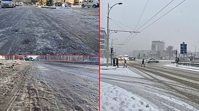 Malatya'da termometreler eksi 17 dereceyi gösterdi! Yollar buz pistine döndü