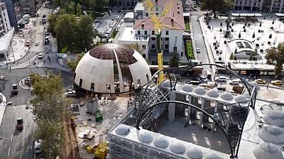 Malatya'nın simgesi yeniden ayağa kaldırılıyor: Ana kubbe yerine yerleştirildi
