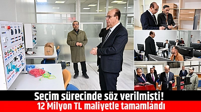 Seçim sürecinde söz verilmişti! 12 Milyon TL maliyetle tamamlandı