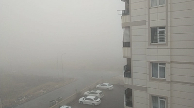 Sis bulutları görüş mesafesini düşürdü