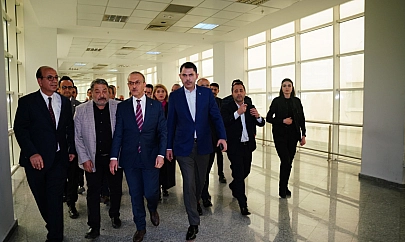 Bakan Kurum'dan Bakan'a geçmiş olsun ziyareti...