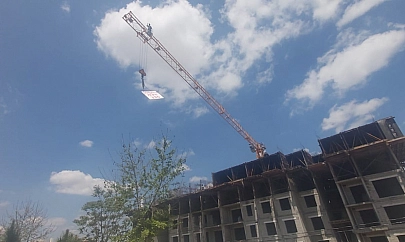 Malatya'da TOKİ  şantiyesinde vinçli eylem..! 4 Aydır paralarını alamadılar…