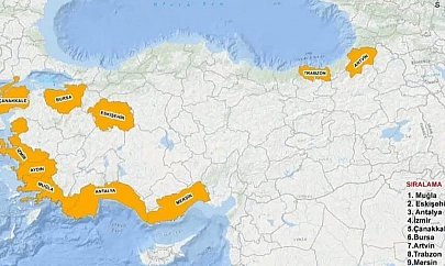 Türkiye'nin En Yaşanılabilir 10 İli Açıklandı! Yapay Zeka Listeye Malatya'yı eklemedi...