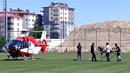 50 yaşındaki hasta hava ambulansla Malatya'ya sevk edildi
