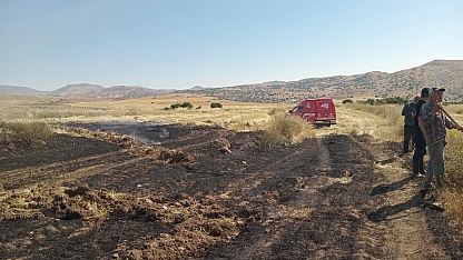 Malatya'da ekin yangını çıktı! Ekipler kısa sürede söndürdü