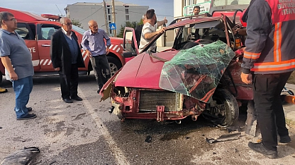 Malatya'da iki otomobil çarpıştı: 2 kişi yaralandı