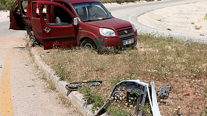 Malatya'da otomobil ile hafif ticari araç çarpıştı: 4 yaralı