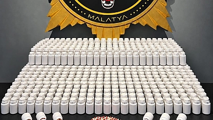 Malatya'da sokak satıcılarına operasyon: 46 bin 189 sentetik hap ele geçirildi