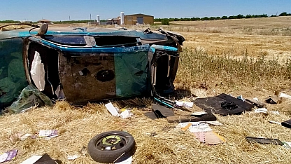 Malatya havaalanı yolunda feci kaza: 1 yaralı!