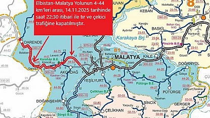Sivas-Malatya karayolu tüm araçlara açıldı