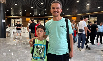 Satranç tutkusu onu Malatya'ya getirdi! 'Çok heyecanlıyım, çok mutluyum'