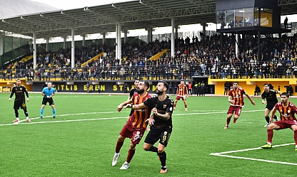 Yeşilyurtspor'un galibiyet serisi Bitlis'te son buldu!