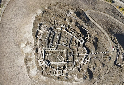 Altıntepe Kalesi drone ile görüntülendi