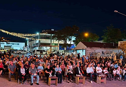 Malatya'da açık hava sineması keyfi