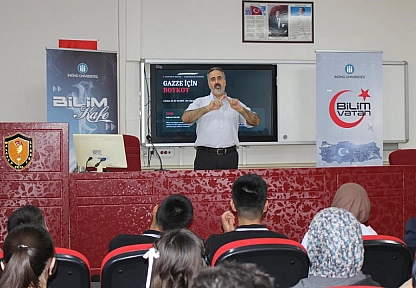 'Gazze İçin Bilim Kafe' liselilerle buluştu
