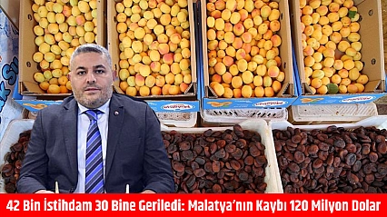 42 Bin İstihdam 30 Bine Geriledi: Malatya'nın Kaybı 120 Milyon Dolar